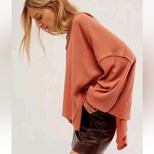 Free People Coraline Thermal in Autumn Glaze, Large